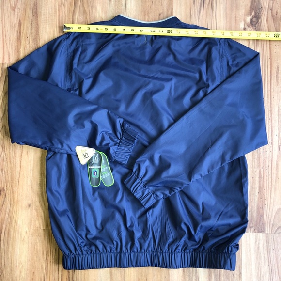 NEW PGA Golf Pullover Windbreaker Jacket PRO SERIES Blue Small Men’s - Picture 12 of 16